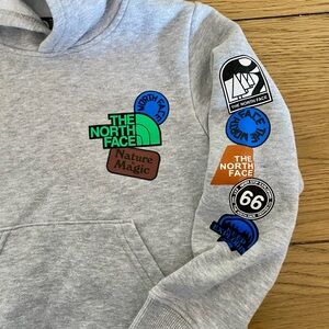 The North Face Kids Camp Fleece Gray Pullover Hoodie Size X-Small 6